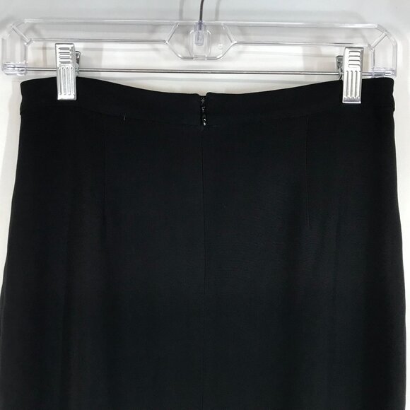 A.L.C. -WOMEN'S 0 - BLACK SEQUIN VISCOSE LINED PENCIL SKIRT - Picture 5 of 8